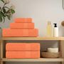 Voir la diapositive 3 : VIDAXL Essuie mains 10 pcs orange 50x100 cm 360 g m² 100% coton
