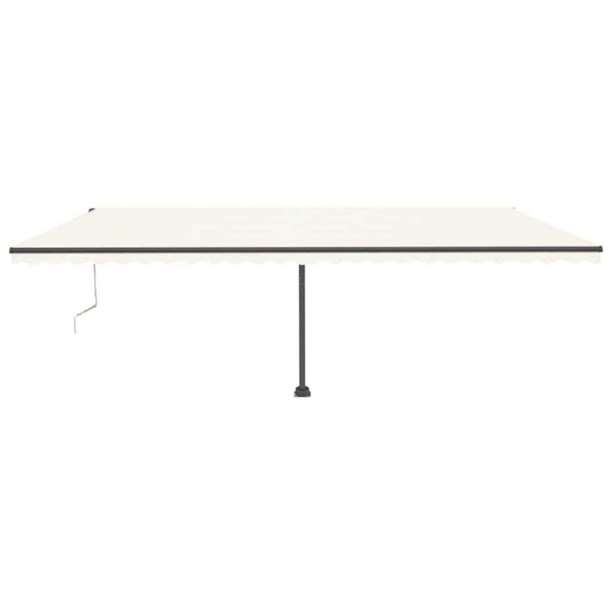 VIDAXL Auvent automatique sur pied 600x300 cm Creme