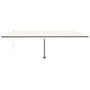 Voir la diapositive 2 : VIDAXL Auvent automatique sur pied 600x300 cm Creme
