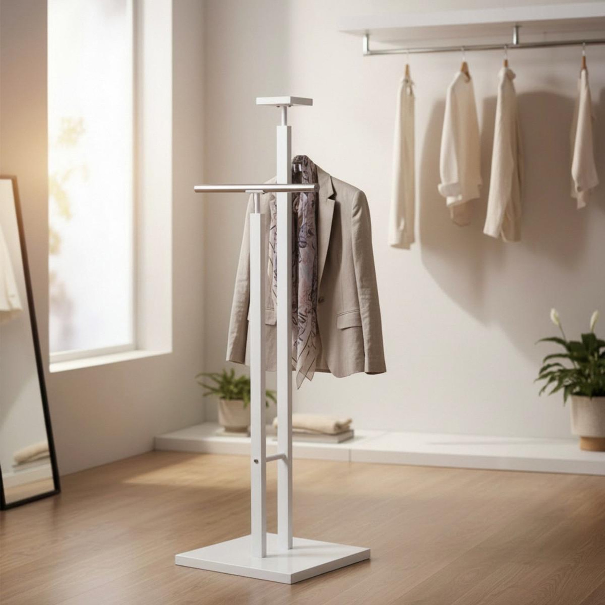 Voir la diapositive 2 : Paris Prix Valet de chambre design  hava  109cm blanc
