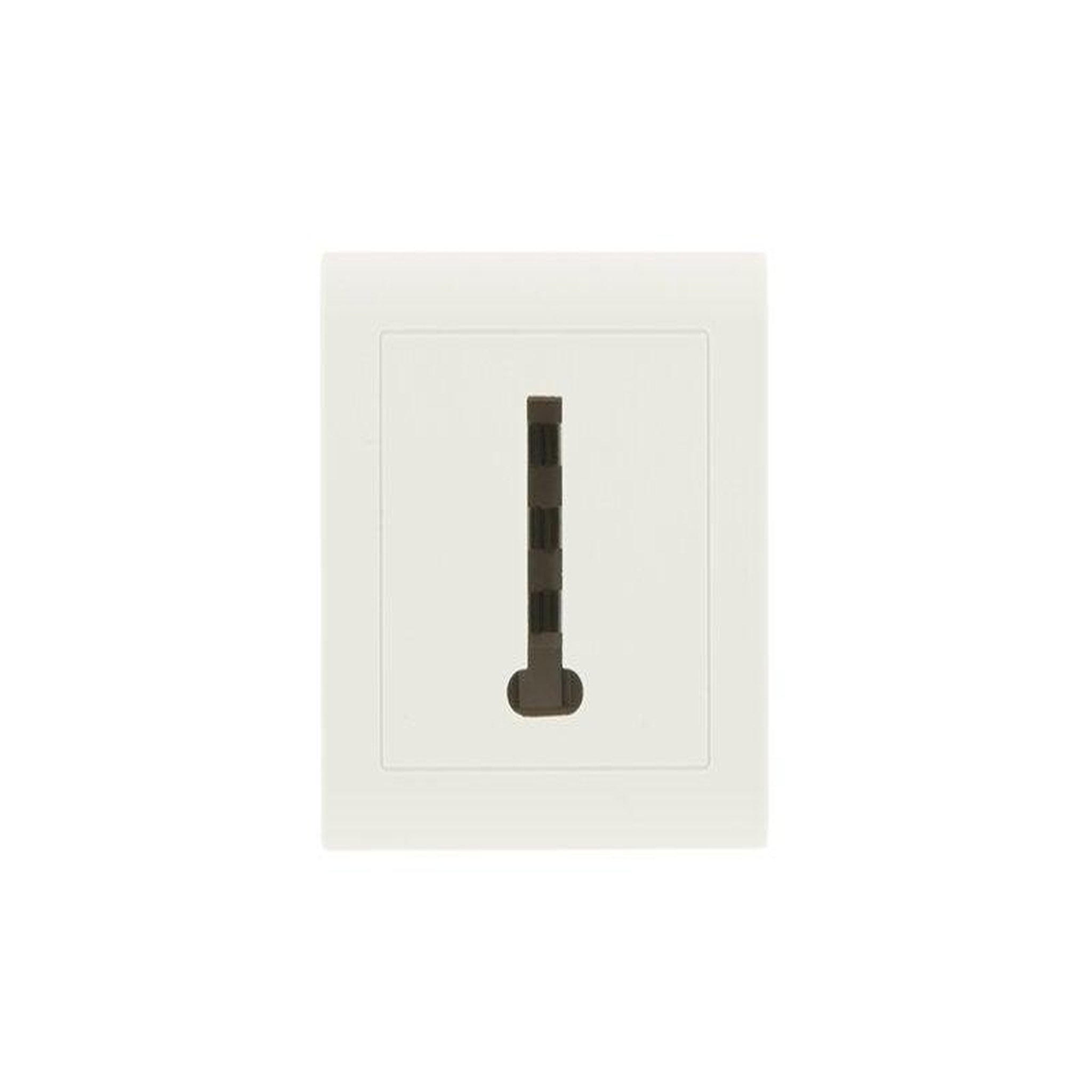 ZENITECH Prise telephone saillie, complet Besto, blanc