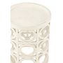 Voir la diapositive 2 : Paris Prix Table d'Appoint Sculptée  Charity  50cm Blanc