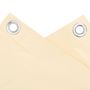 Voir la diapositive 4 : VIDAXL Ecran d'intimite de balcon creme 700x120 cm PVC