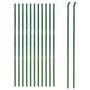 Voir la diapositive 3 : VIDAXL Cloture en treillis metallique vert 1,8x25 m acier galvanise