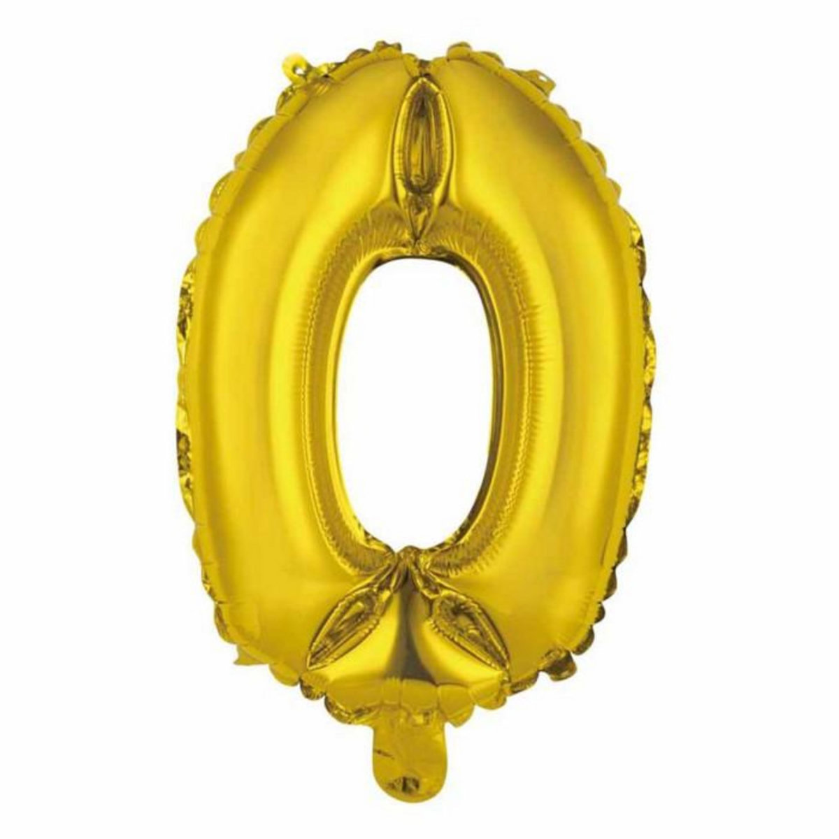 Paris Prix Ballon Gonflable Métallisé  Chiffre 0  40cm Or