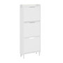 Voir la diapositive 1 : SOBUY Armoire à chaussures pliable Blanc 50x19x131 cm FSR151-H-E-W