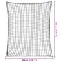 Voir la diapositive 6 : VIDAXL Filet pour remorque avec corde elastique noir 3,5x3 m PP