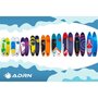ADRENALIN Paddle Gonflable TOURER 11'6 34'' 6'' (350x86x15cm) avec Pompe, Pagaie, Dérive, Leash et Sac de transport
