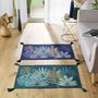 Voir la diapositive 3 : Paris Prix Tapis Déco Imprimé  Ornella  60x90cm Bleu
