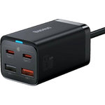 BASEUS Chargeur Baseus Wandladegerät GaN3 Pro 65W 2xUSB + 2xUSB-C avec câble USB-C 1,5m noir