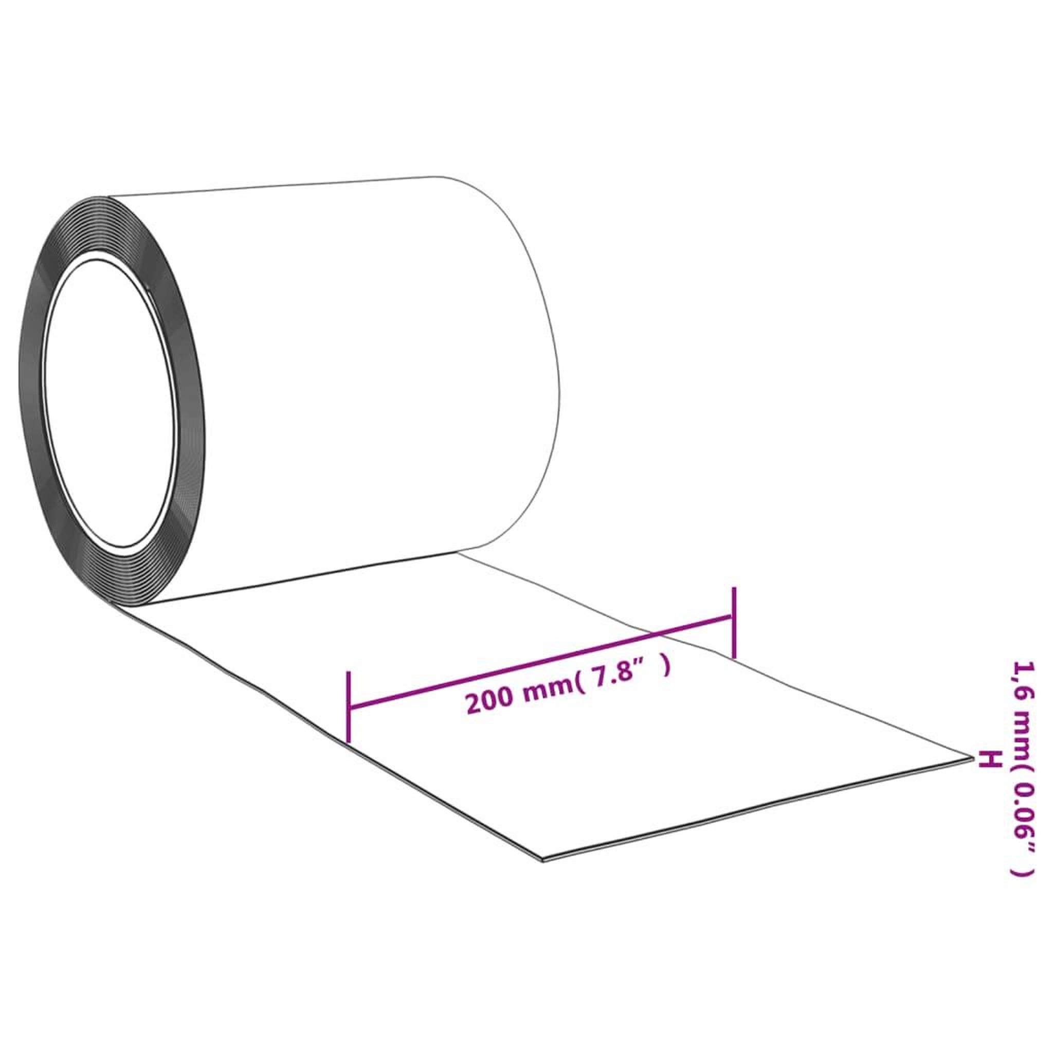 Voir la diapositive 6 : VIDAXL Rideau de porte bleu 200 mmx1,6 mm 10 m PVC