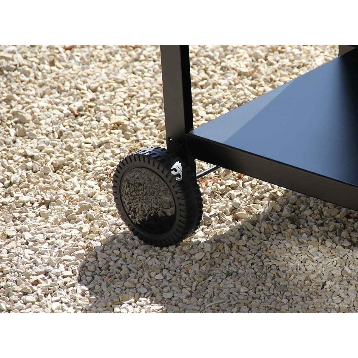 JARDIDECO Chariot plancha gaz Prato 3 brûleurs - Jardideco