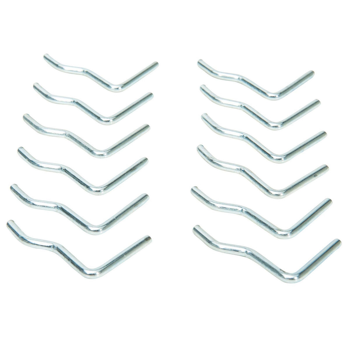 WERKAPRO 12 crochets métalliques pour panneau d'établi