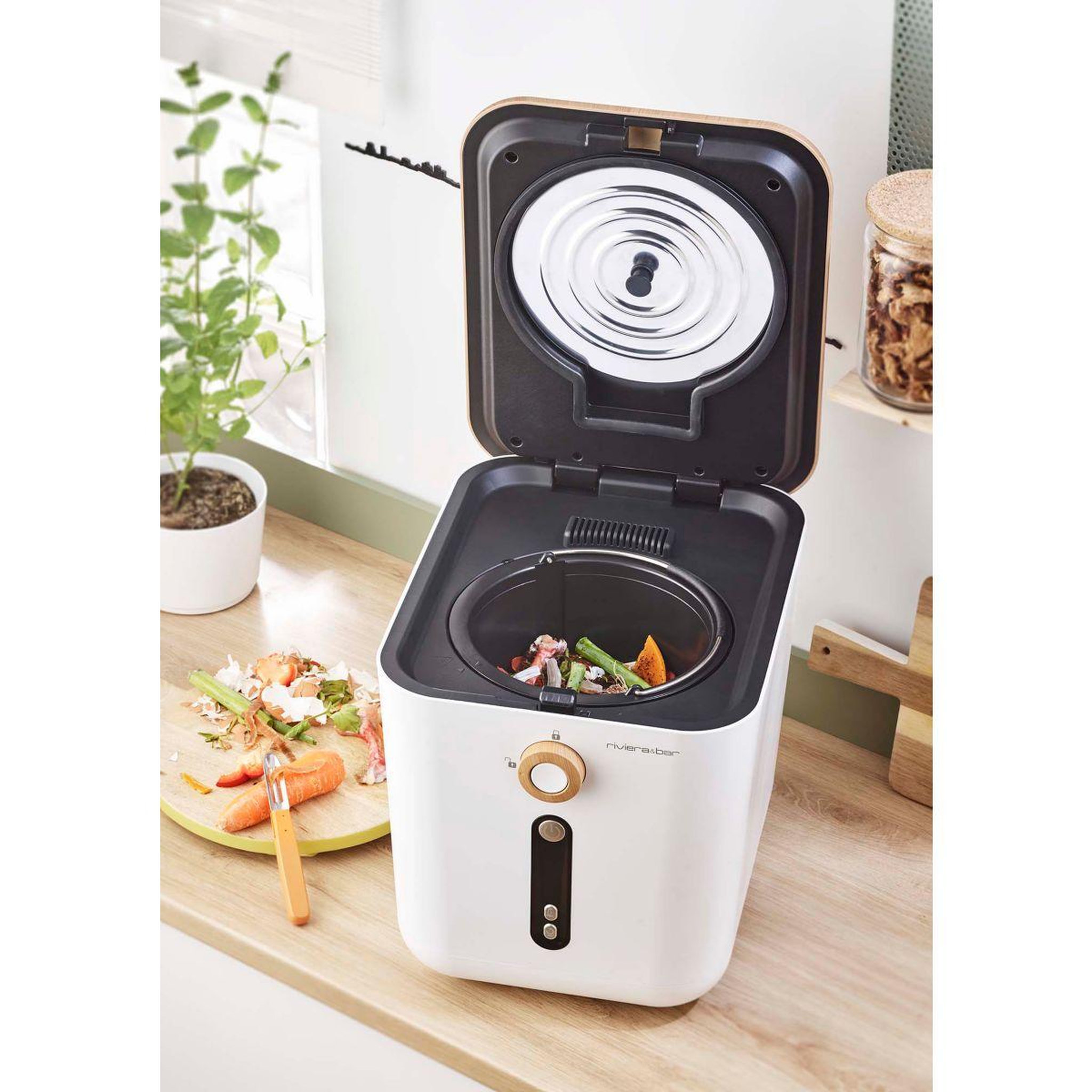 Voir la diapositive 2 : Riviera & Bar Composteur de cuisine Minska Réducteur biodechets MTD510