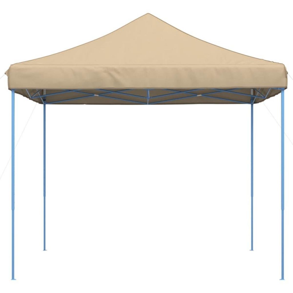 VIDAXL Tente de reception pliable escamotable beige 292x292x315 cm