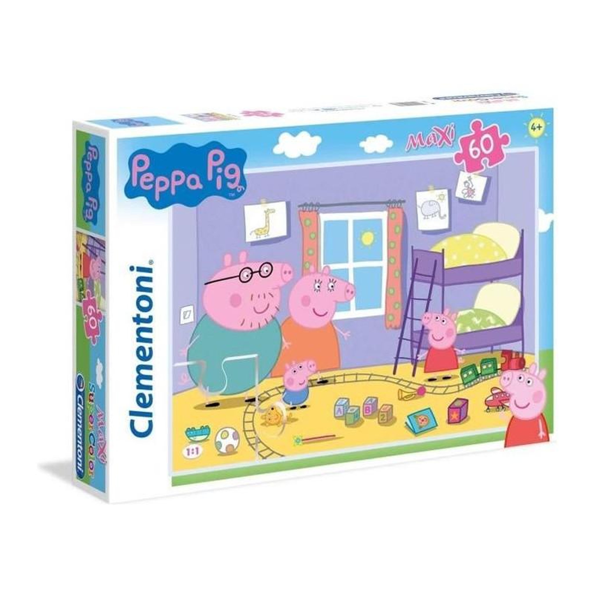 CLEMENTONI Clementoni - 60 pieces Maxi - Peppa Pig