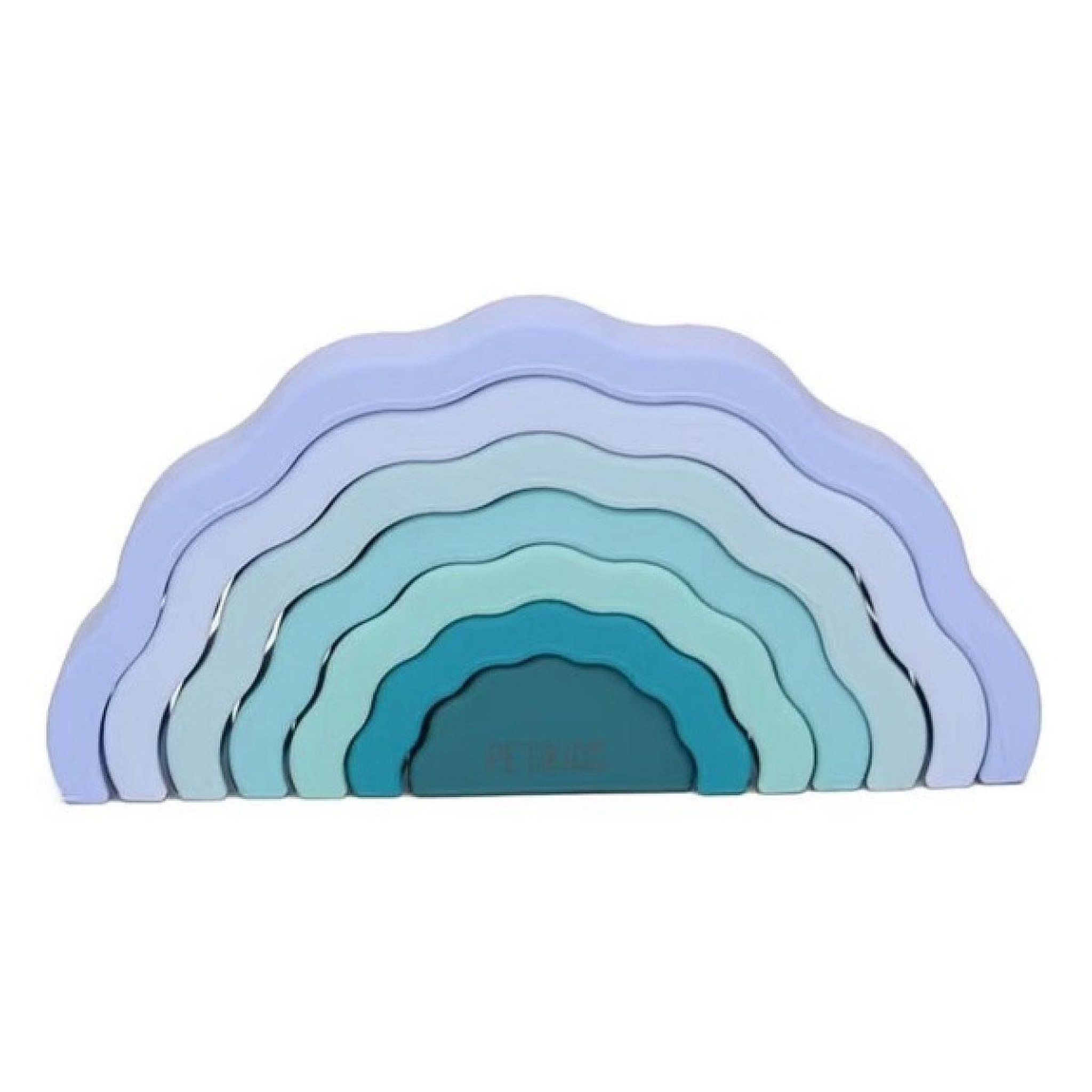 PETIKIDS 41228 arc en ciel en silicone bleu