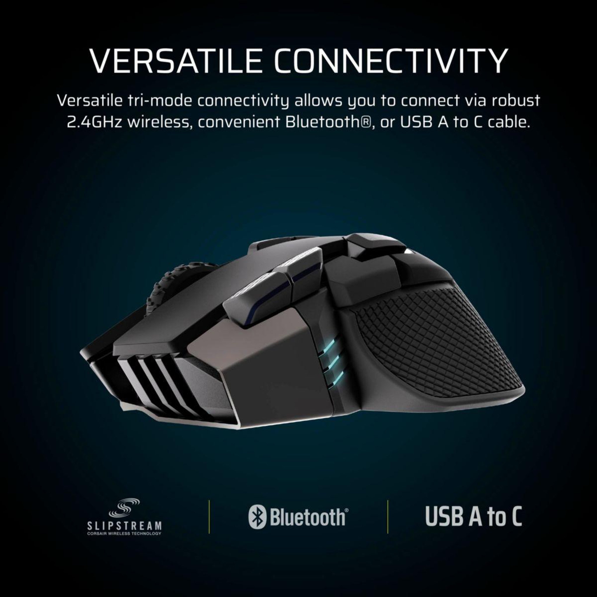 Voir la diapositive 5 : Corsair Souris gamer sans fil ironclaw wireless se