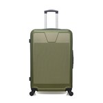 WAVE PARIS WAVE PARIS - Valise Grand Format SELENGA 75 cm 4 Roues. Coloris disponibles : Bleu, Beige, Noir, Gris, Rose