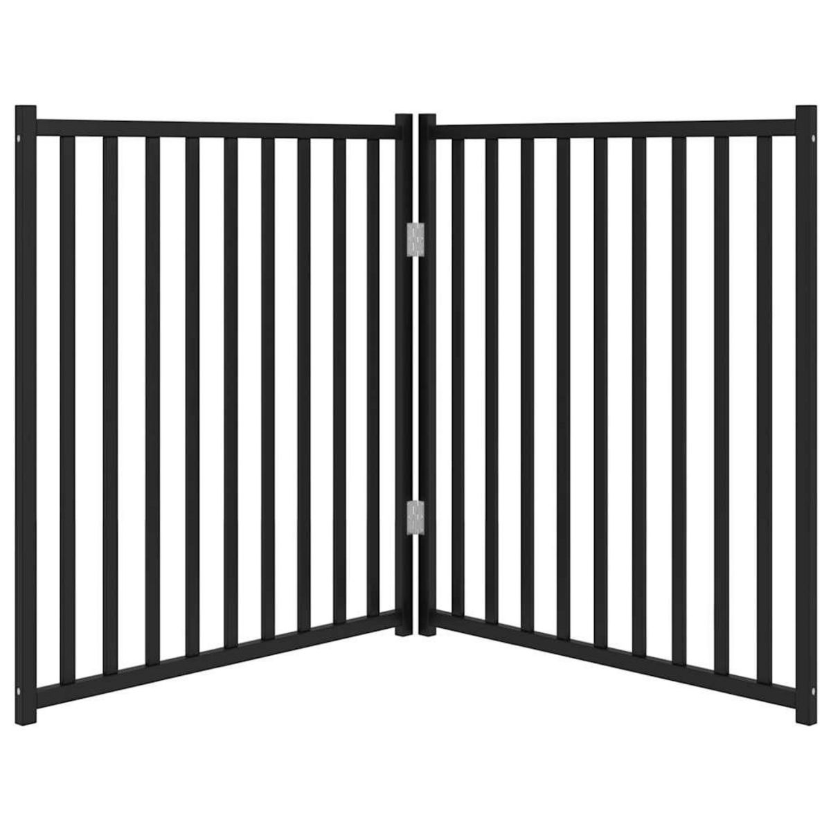 VIDAXL Barriere pour chien pliable 2 panneaux 160 cm bois sapin massif