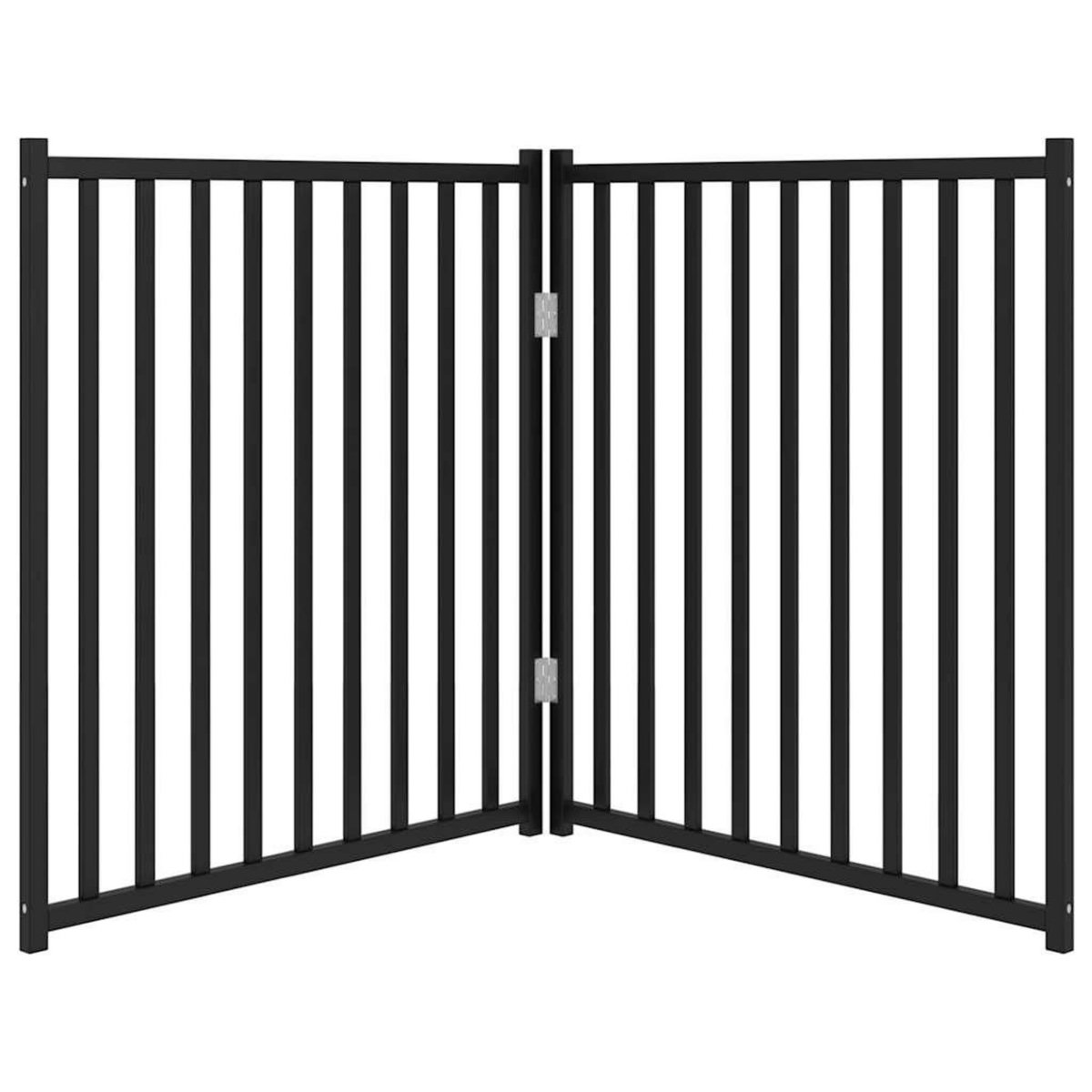 VIDAXL Barriere pour chien pliable 2 panneaux 160 cm bois sapin massif