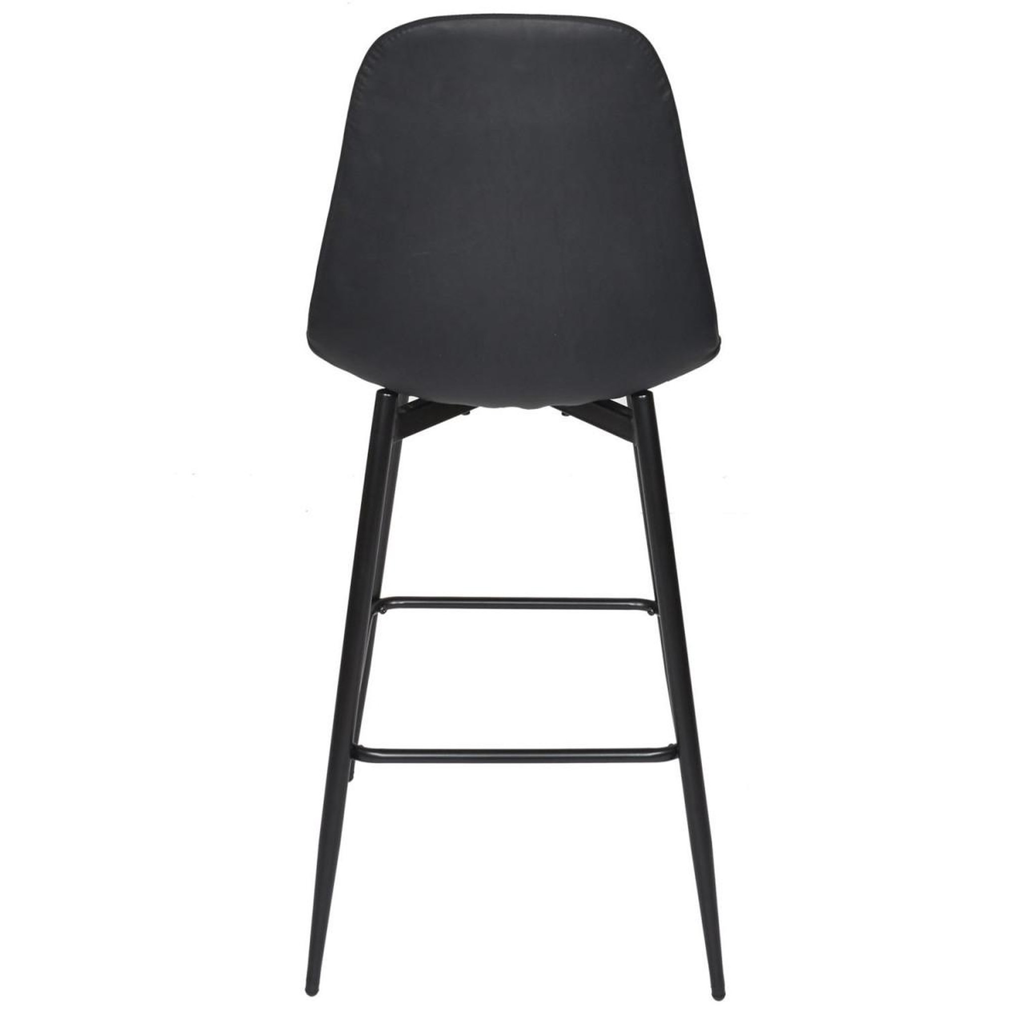 Voir la diapositive 5 : The Home Deco Factory Lot de 2 chaises de bar  amber  106cm noir