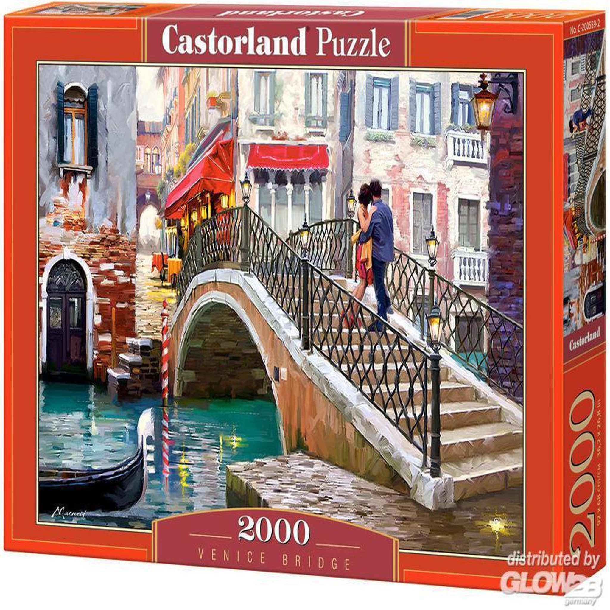 Voir la diapositive 3 : Castorland Puzzle 2000 pièces : pont à venise, italie