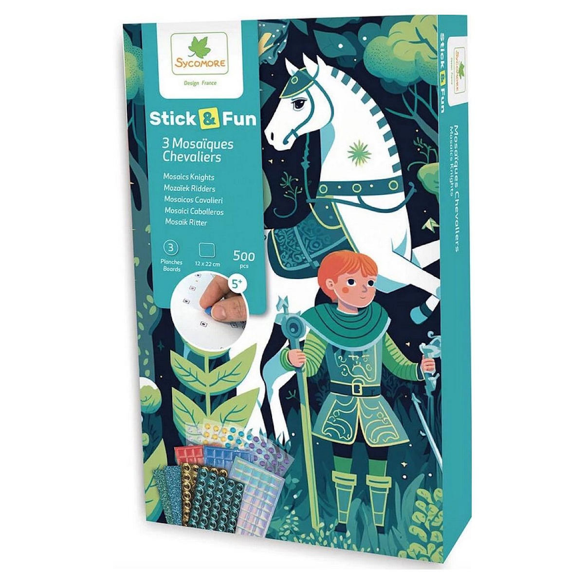 Au Sycomore Stick'N Fun - Mini mosaïques - Chevaliers