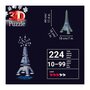 Voir la diapositive 5 : RAVENSBURGER Ravensburger-Puzzle 3D Tour Eiffel phosphorescente 50 ans-Des 10 ans-216p numérotées a assembler sans colle-Accessoires inclus