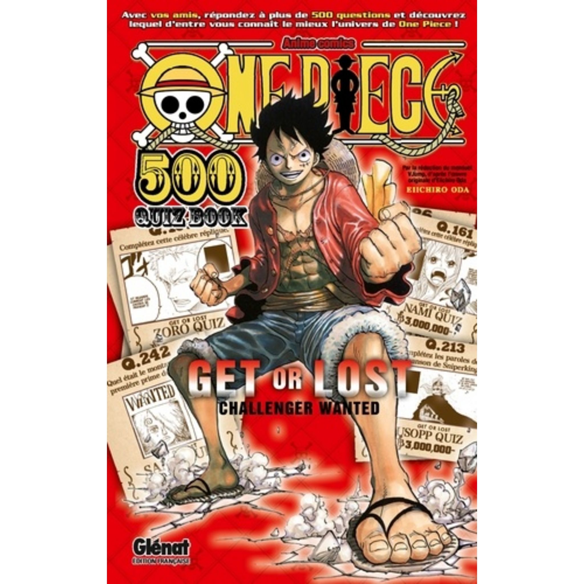 ONE PIECE 500 QUIZ BOOK, Oda Eiichirô pas cher Auchan.fr