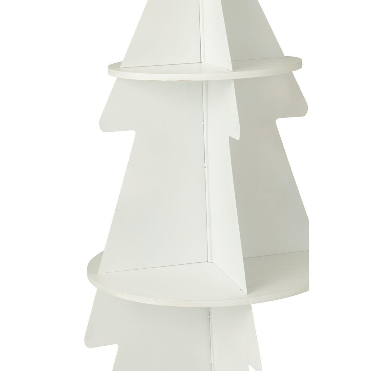 Paris Prix Étagère Sapin 3 Niveaux  Xmas  170cm Blanc