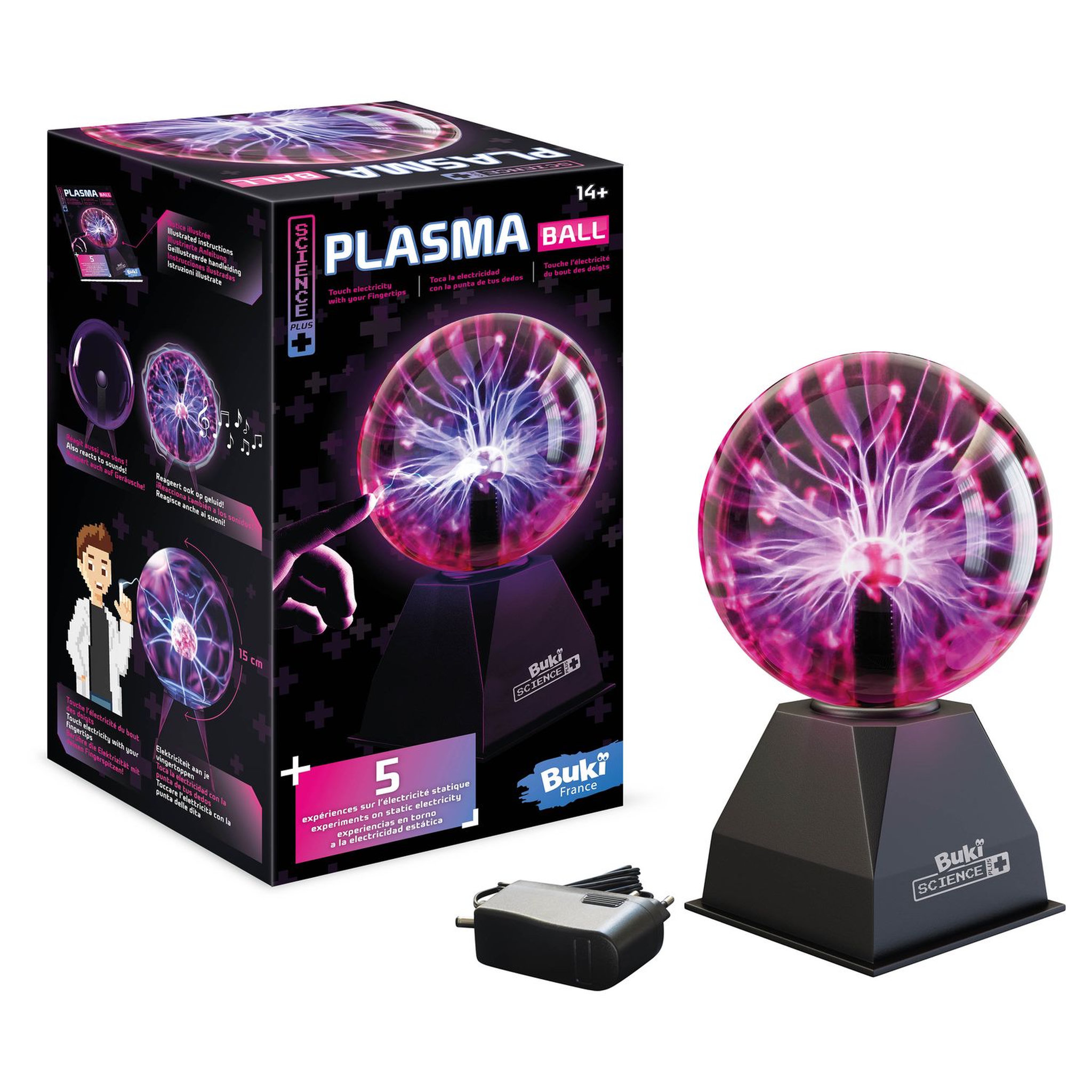 Voir la diapositive 2 : BUKI Boule Plasma - Science plus 