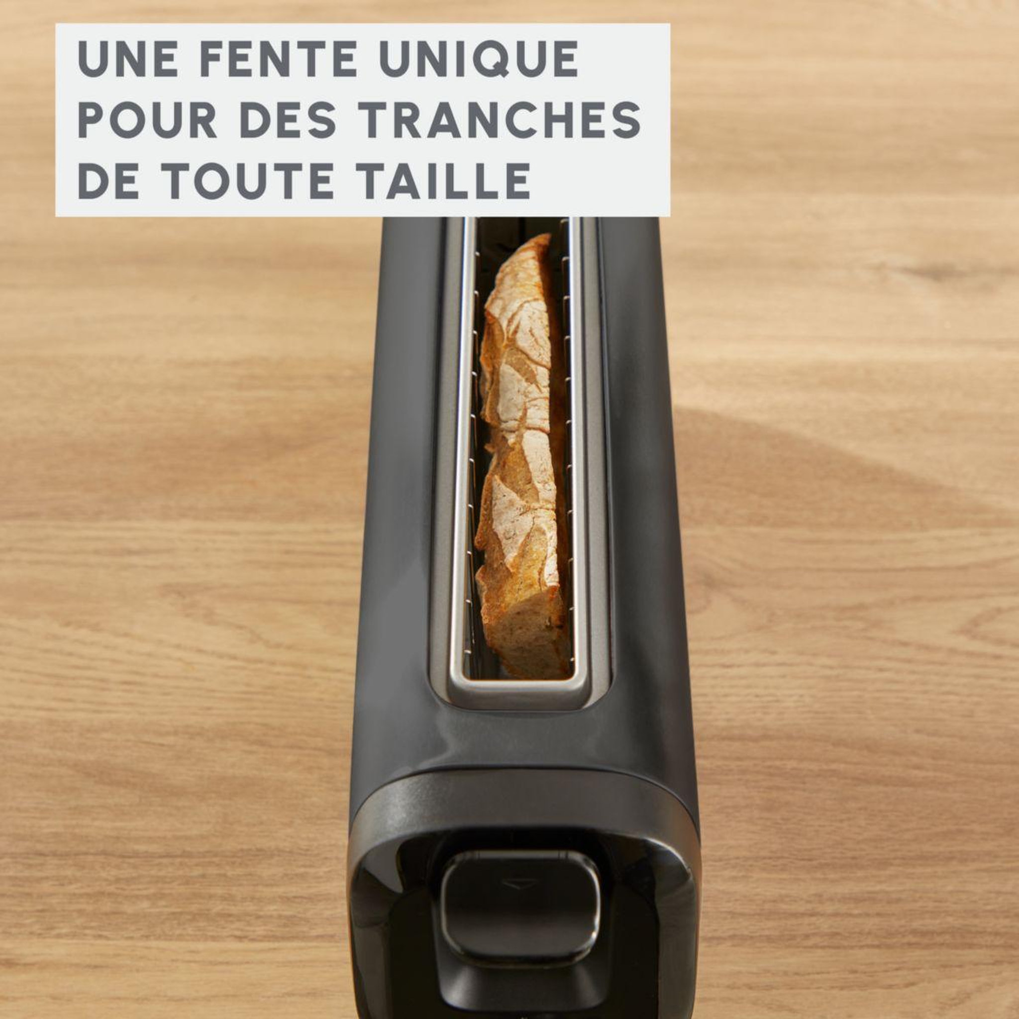 Voir la diapositive 5 : MOULINEX Grille-pain ls5s08e0 subito noir - longue fente