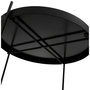 Voir la diapositive 5 : Paris Prix Table d'Appoint Ronde Pliable  Minois  45cm Noir