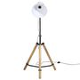 Voir la diapositive 3 : VIDAXL Lampadaire 25 W blanc 75x75x90-150 cm E27
