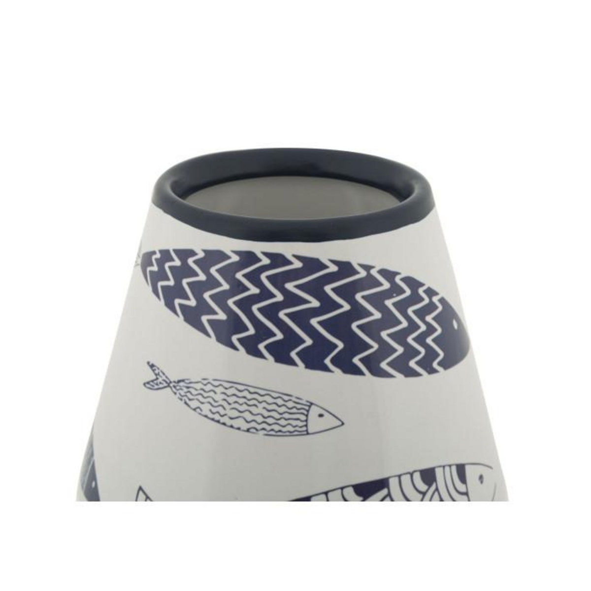 Paris Prix Vase Double en Céramique  Poissons  34cm Multicolore