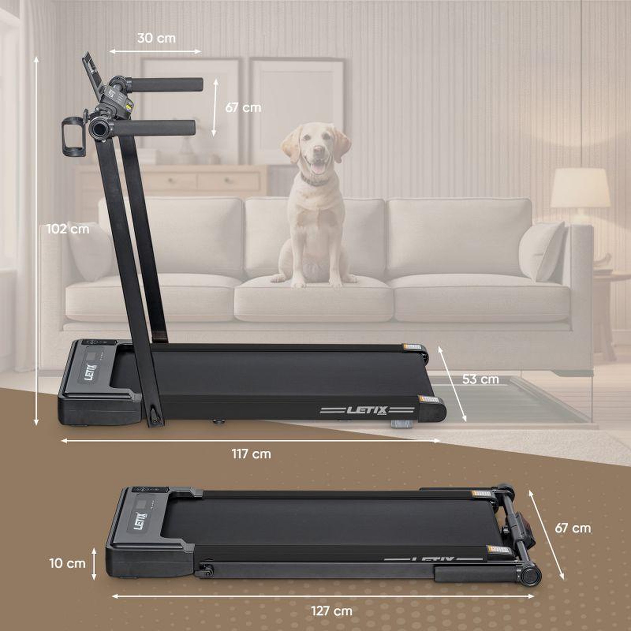 Voir la diapositive 5 : SPARRAW Tapis de course Pliable Pro - 12 KM/H- 1500W -12 programmes