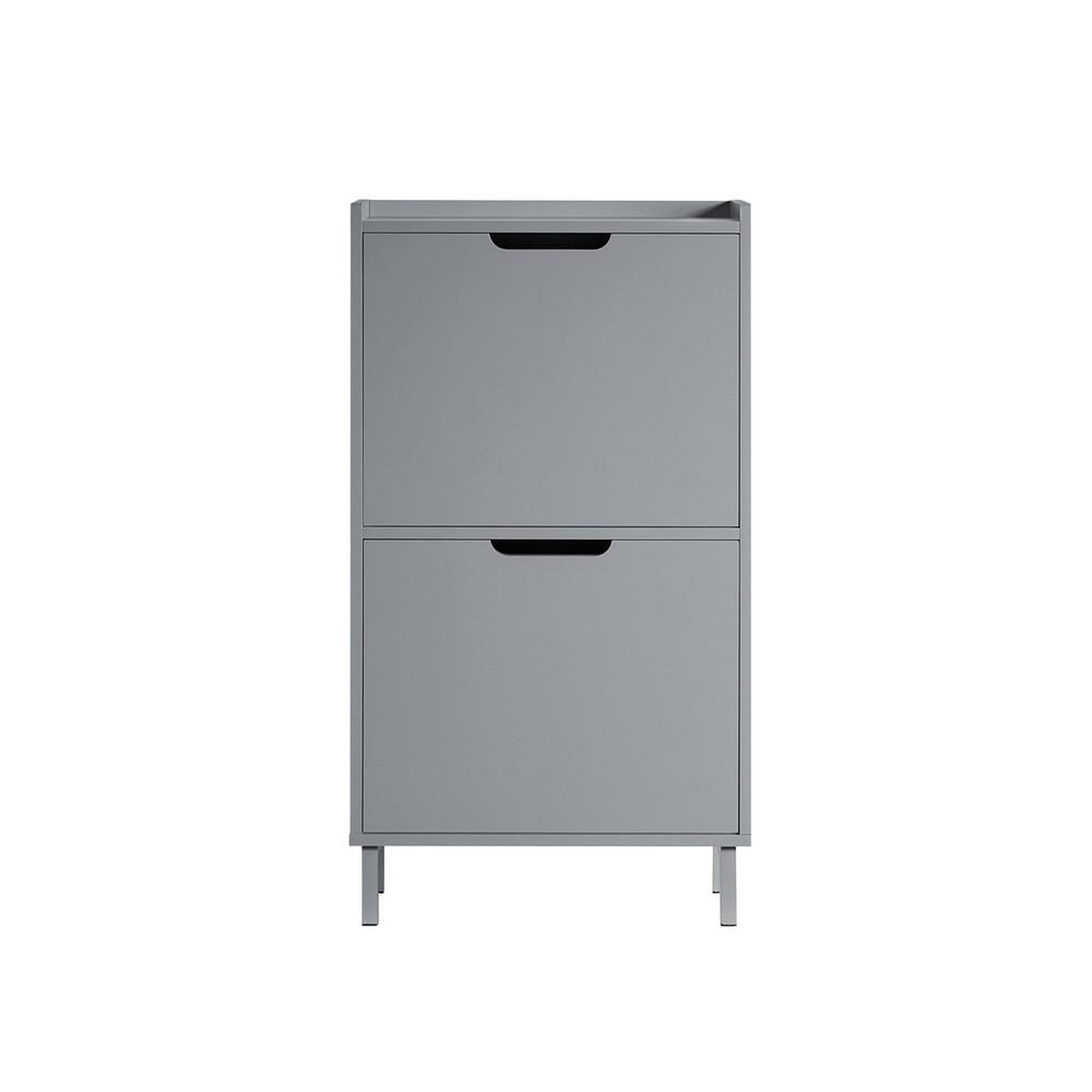 SOBUY SoBuy - Meuble À Chaussures 2 portes - Minimaliste - FSR151. Coloris disponibles : Gris, Noir, Blanc