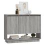 Voir la diapositive 4 : VIDAXL Buffet Sonoma gris 97x31x75 cm Bois d'ingenierie