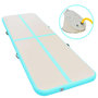Voir la diapositive 1 : VIDAXL Tapis gonflable de gymnastique avec pompe 600x100x10cm PVC Vert