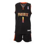 SPORTZONE Phenix Ensemble de basket  Enfant Sport Zone. Coloris disponibles : Noir