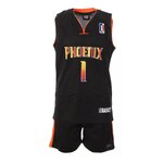 SPORTZONE Phenix Ensemble de basket  Enfant Sport Zone. Coloris disponibles : Noir