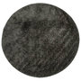 Voir la diapositive 2 : VIDAXL Tapis ISTAN a poils longs aspect brillant anthracite Ø 160 cm