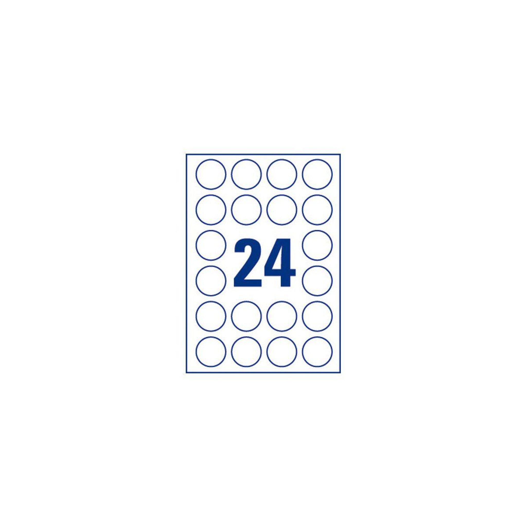 Voir la diapositive 3 : AVERY Papier créatif 96 autocollants ronds kraft 4cm