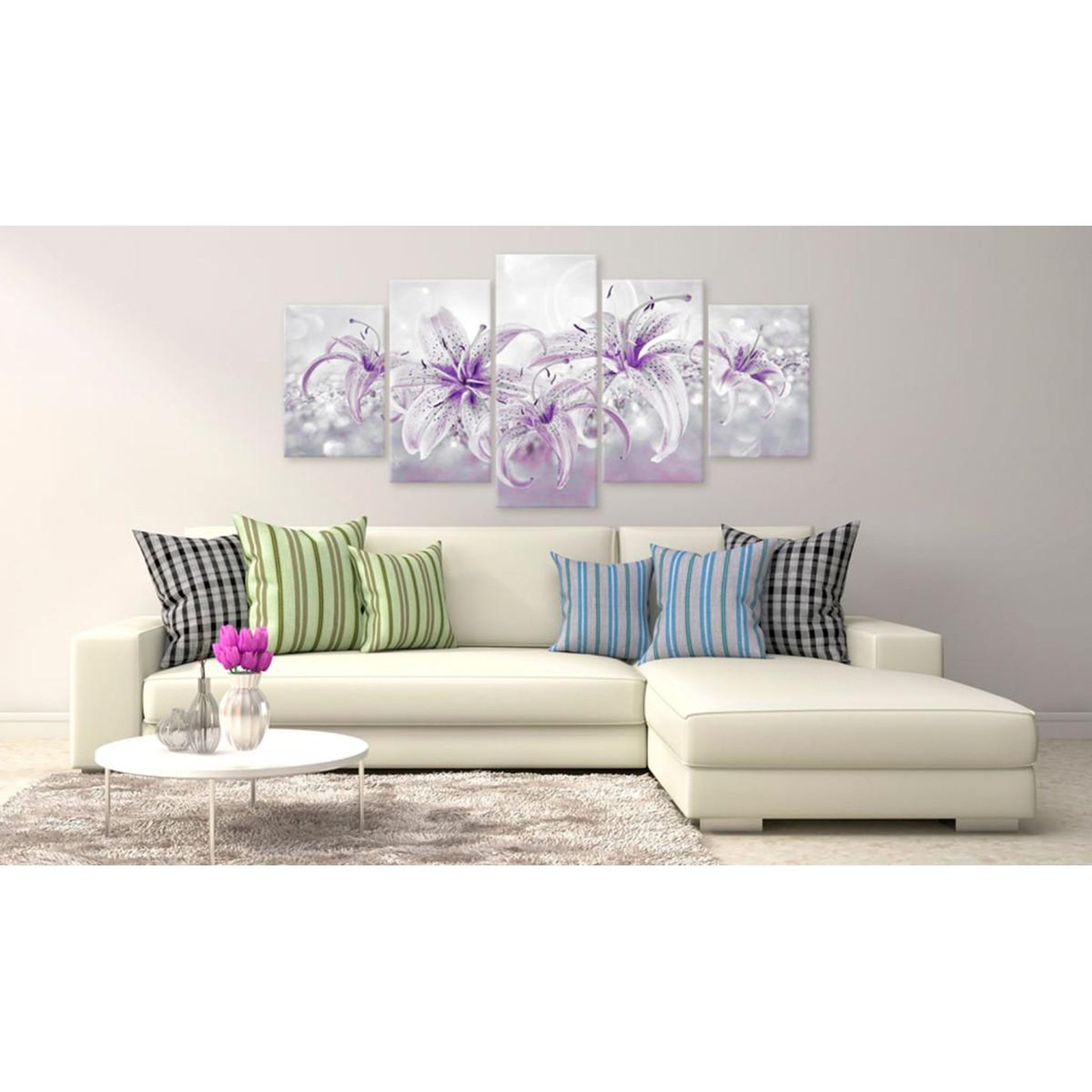 Voir la diapositive 2 : Paris Prix Tableau imprimé  purple graces