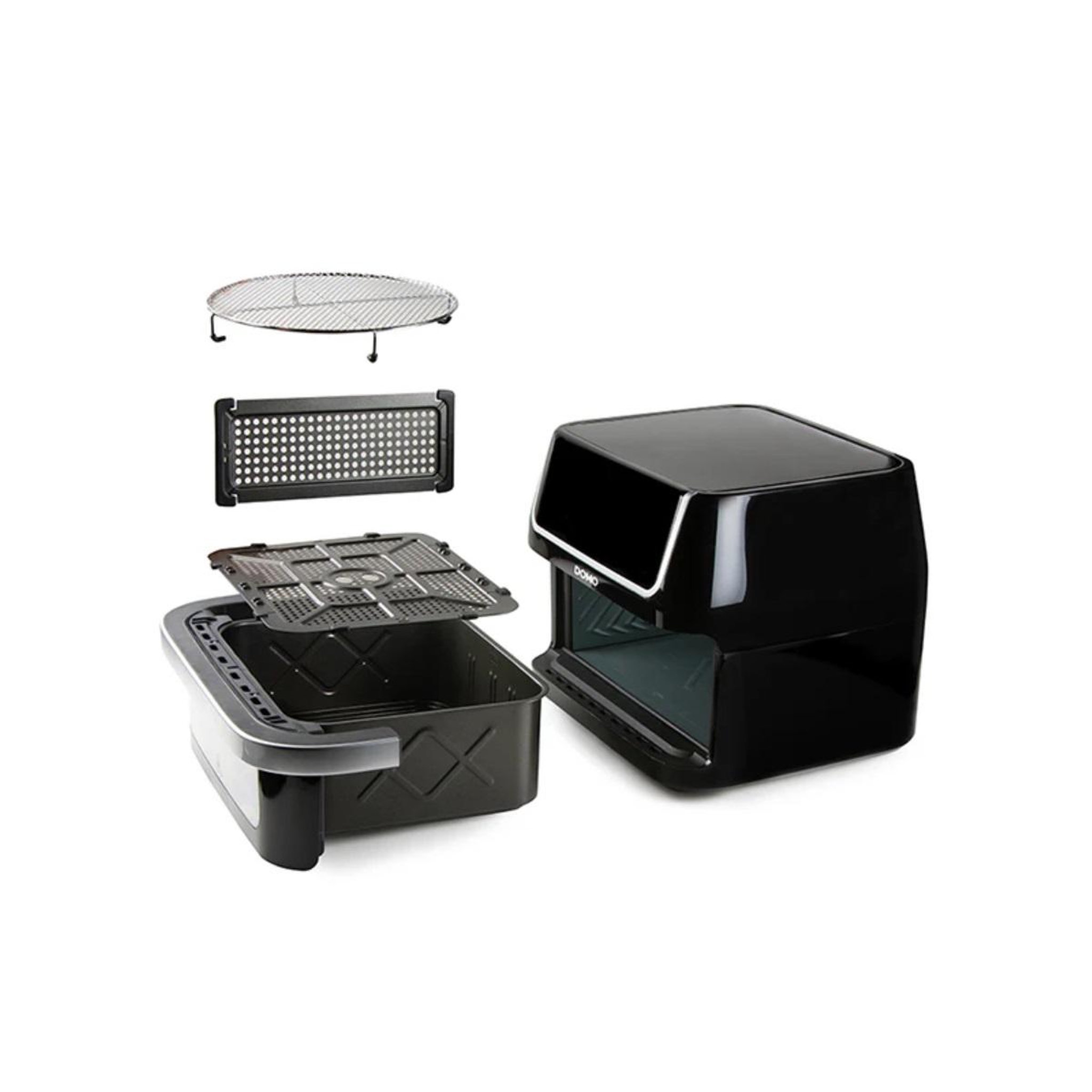 Voir la diapositive 3 : Domo Friteuse sans huile 10l 1800w noir - do544fr