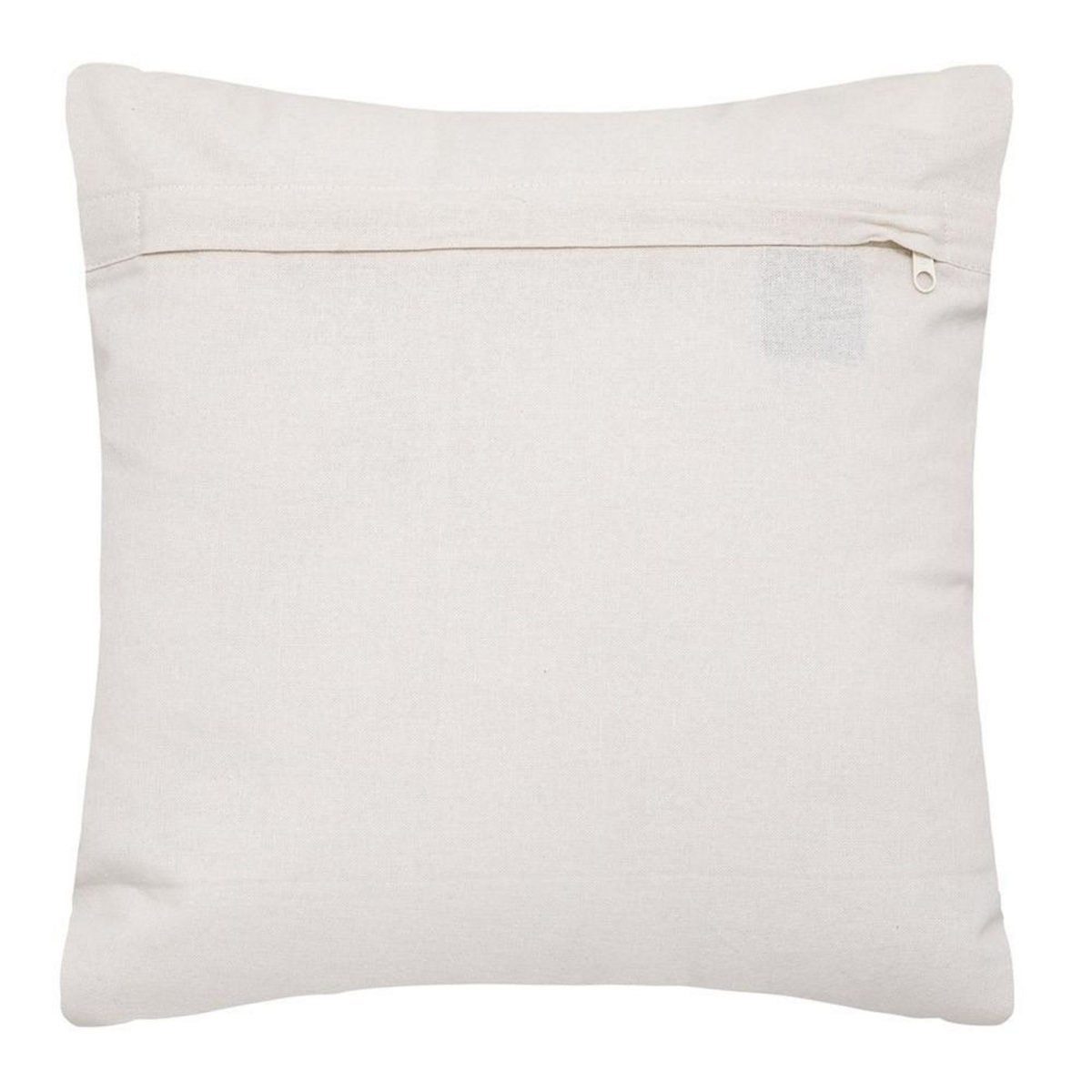 ATMOSPHERA Coussin brodé déhoussable 40x40 Palma tropic