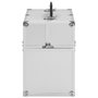 Voir la diapositive 4 : VIDAXL Mallette à maquillage 38x23x34 cm argenté aluminium