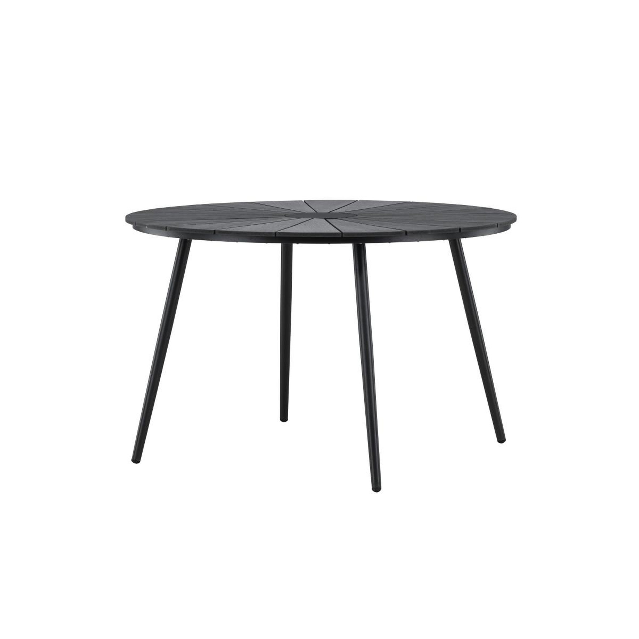 Voir la diapositive 3 : Paris Prix Table de jardin design  san vito  120cm noir