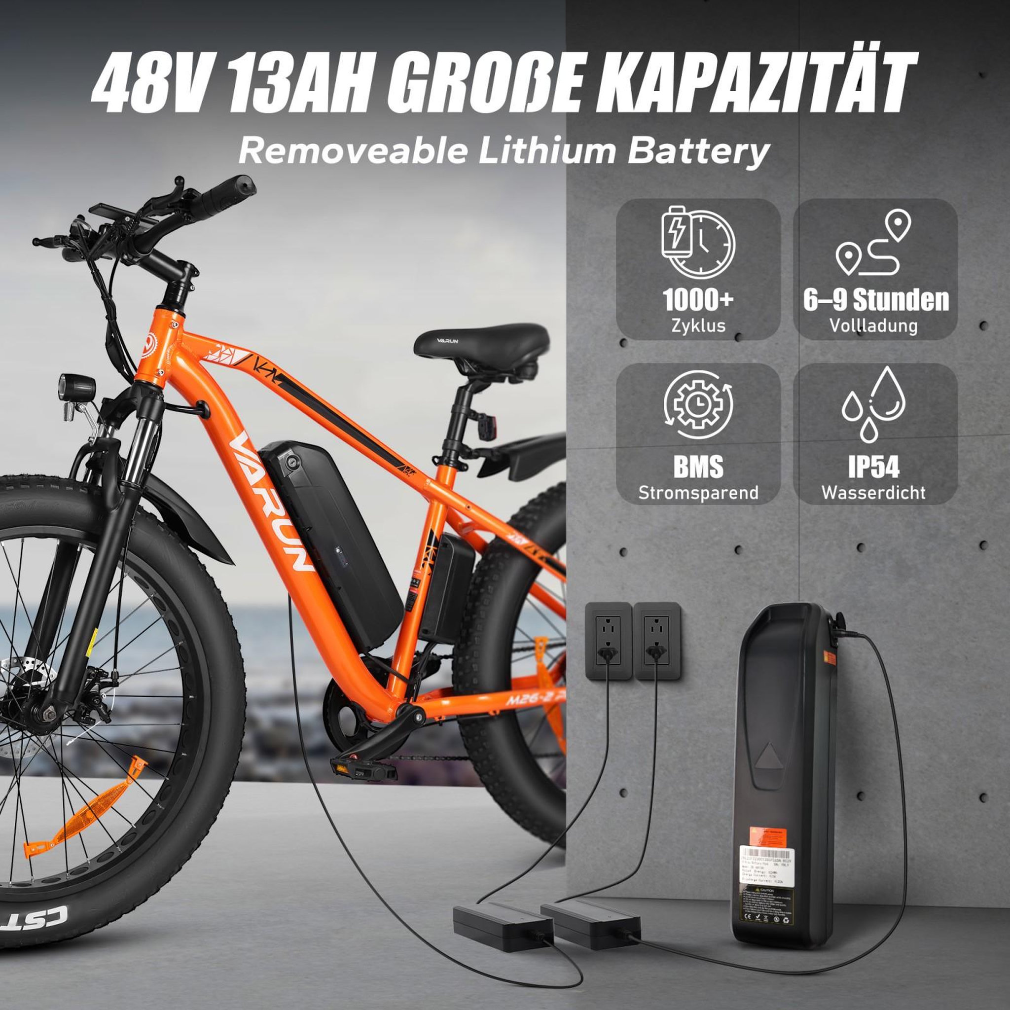 Voir la diapositive 4 : VARUN Vélo électrique varun m26-2 pro
